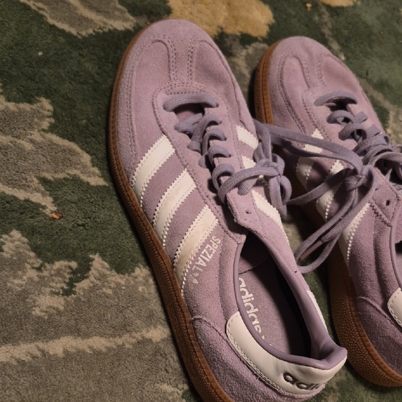 Adidas Lavender Suede Trainers - Picture 2 of 7